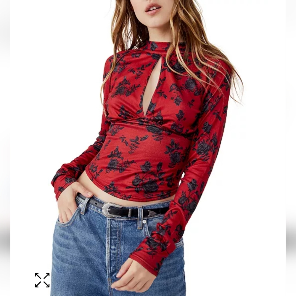 Free People Dinner Party Top in Vintage Combo
